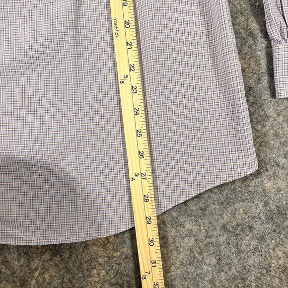 Brooks Brothers Dress Shirt plaid 15 1/2‎ - 33 Blue White Red Button Down - Picture 11 of 11